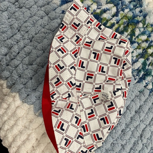 Fila Red and Blue Bucket Hat with Striped Band- Unisex (NWT) - Picture 4 of 7